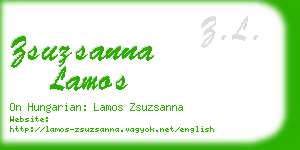zsuzsanna lamos business card